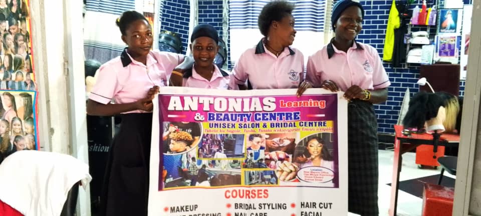 Hair dressing at Antonia's