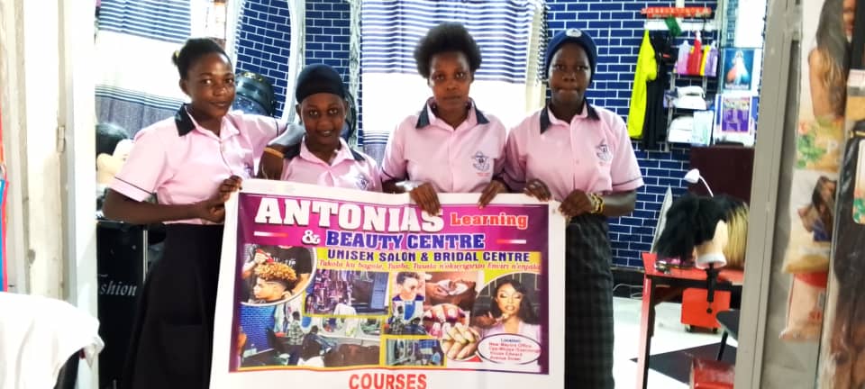 Hair dressing at Antonia's